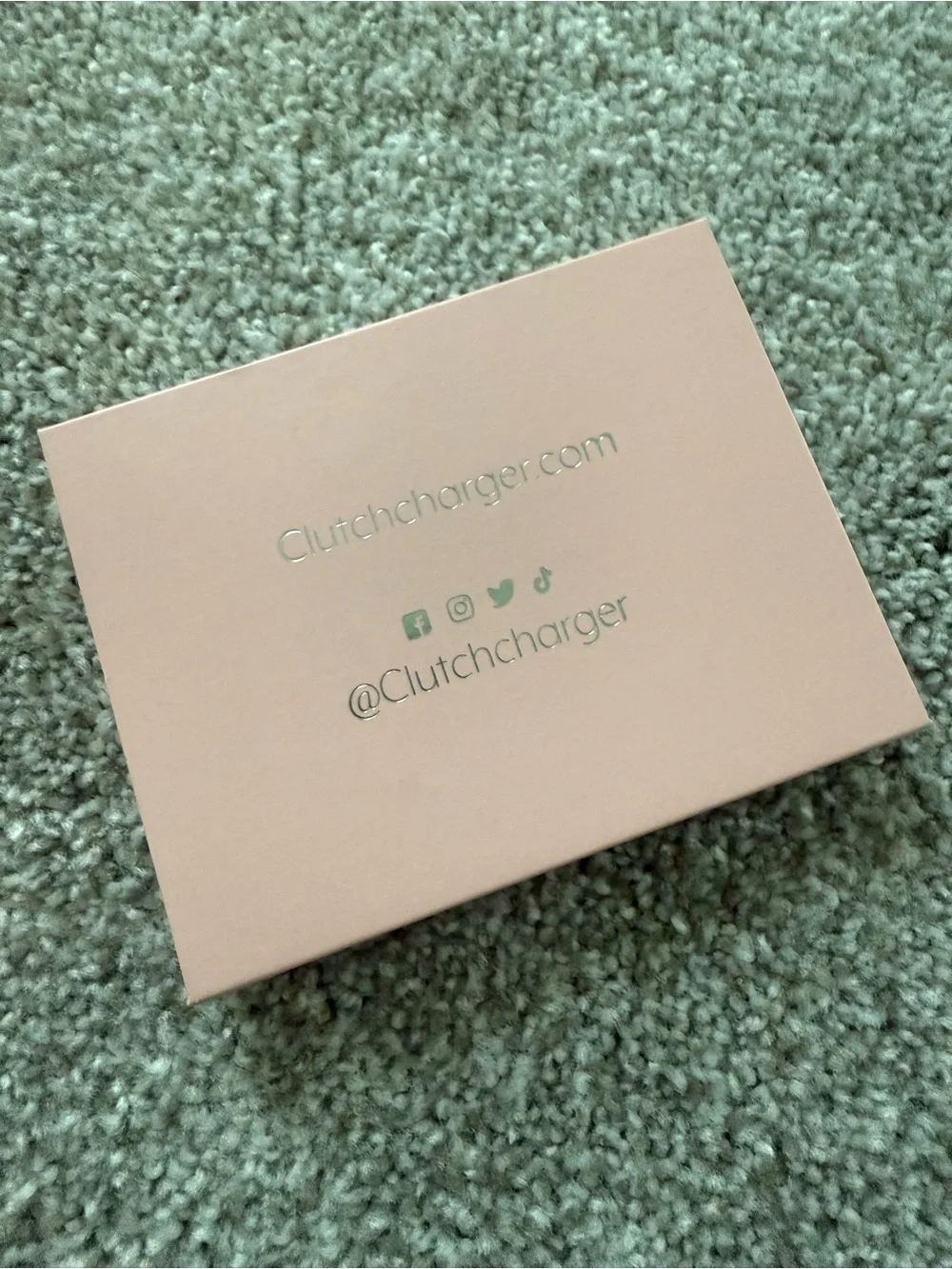 Like New Pink Clutch Portable Power Bank / TSA Approved Travel Charger USB-C